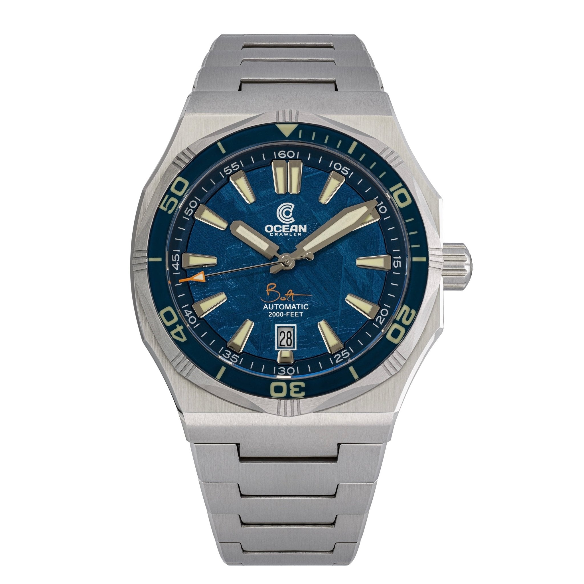 Ocean Crawler Bolt - Blue Meteorite - Preorder - Ocean Crawler Watch Co.