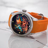 Ocean Crawler - Ceramic - Enamel Dial - Abyssal Duel - Ocean Crawler Watch Co.