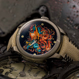 Ocean Crawler - Ceramic - Enamel Dial - Abyssal Duel - Ocean Crawler Watch Co.