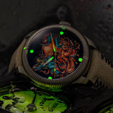 Ocean Crawler - Ceramic - Enamel Dial - Abyssal Duel - Ocean Crawler Watch Co.