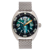 Ocean Crawler Core Diver - Black Mother of Pearl - Carbon Fiber Bezel - 2 Straps Included! - Ocean Crawler Watch Co.