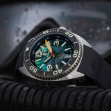 Ocean Crawler Core Diver - Black Mother of Pearl - Carbon Fiber Bezel - Ocean Crawler Watch Co.