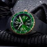 Ocean Crawler Core Diver - Bronze - Green - DLC - Ocean Crawler Watch Co.