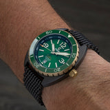 Ocean Crawler Core Diver - Bronze - Green - DLC - Ocean Crawler Watch Co.