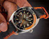 Ocean Crawler Core Diver GMT V3 - Black/Brown - Ocean Crawler Watch Co.