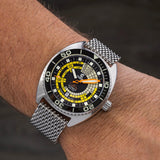 Ocean Crawler DCT - Yellow - Decompression Timer - Ocean Crawler Watch Co.