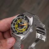 Ocean Crawler DCT - Yellow - Decompression Timer - Ocean Crawler Watch Co.