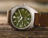 Ocean Crawler - Field Crawler - Green - Ocean Crawler Watch Co.