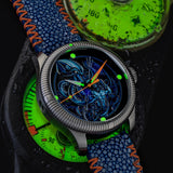 Ocean Crawler Kraken Vs Neptune - Ceramic - Enamel Dial - LE - Ocean Crawler Watch Co.