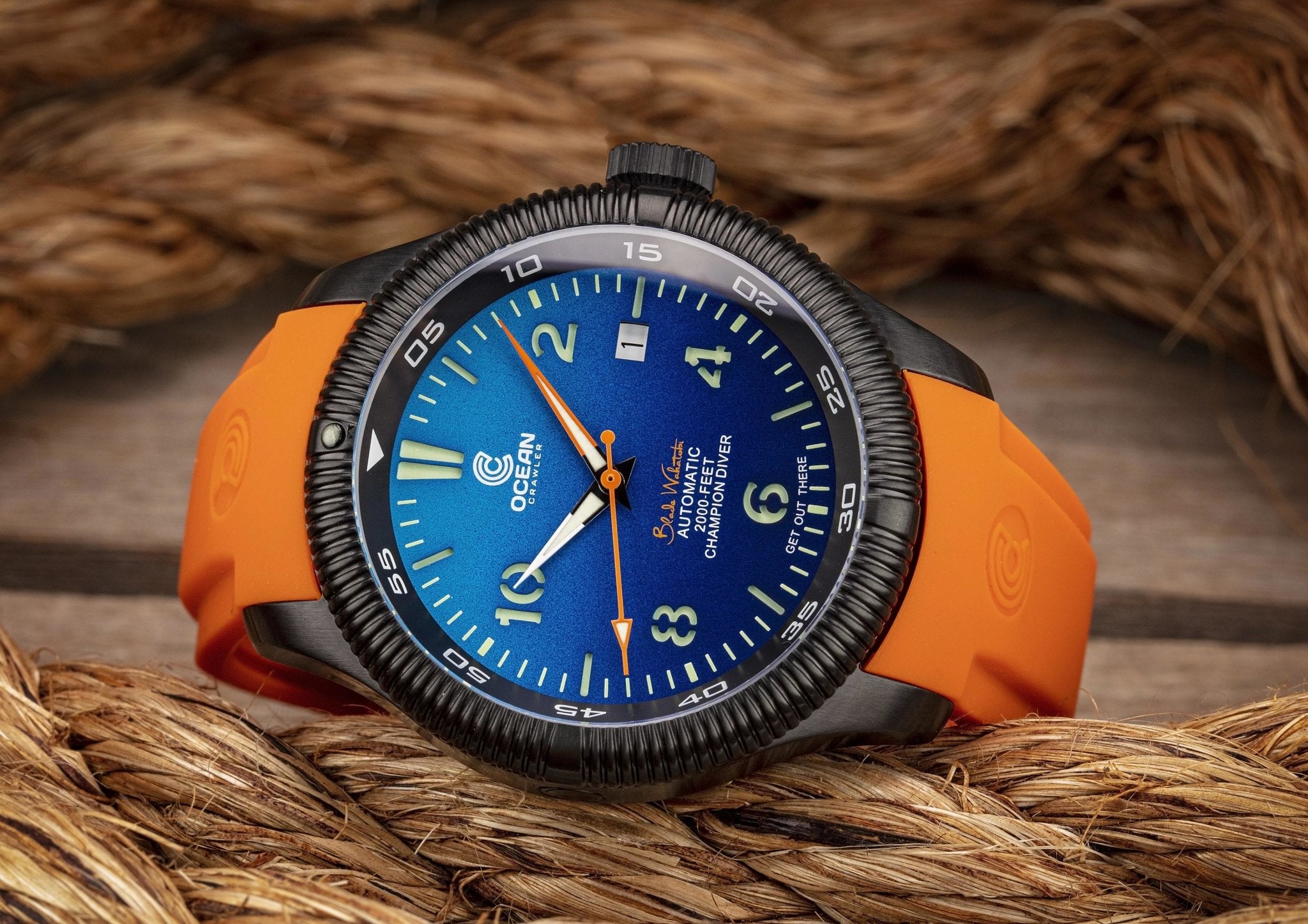 Ocean Crawler Champion Diver DLC - G Blue - Ocean Crawler Watch Co.