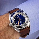 Ocean Crawler Core Diver - Black/Blue - Blue Dial - Ocean Crawler Watch Co.