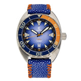 Ocean Crawler Core Diver - Textured Blue/Orange - Preorder - Ocean Crawler Watch Co.