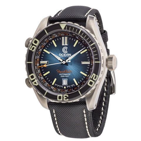 Ocean Crawler Ocean Navigator 45 - Blue - Ocean Crawler Watch Co.